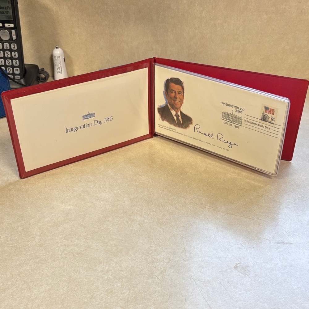 Ronald Reagan & George Bush 1985 Inauguration Day First Day Cover Set Fleetwood